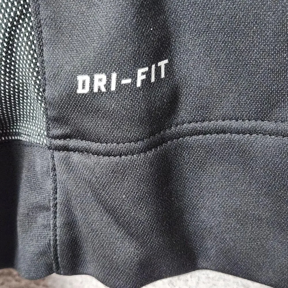 Jordan Dri-FIT Track Jacket Mens 2XL Black Full Zip Mesh Panels Nike 696736-010